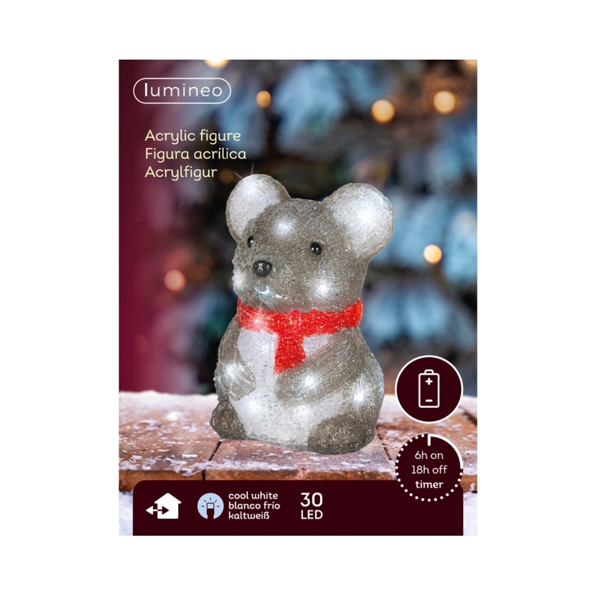 Lumineo LED акриловая мышь с огнями, для внутри и снаружи – 3