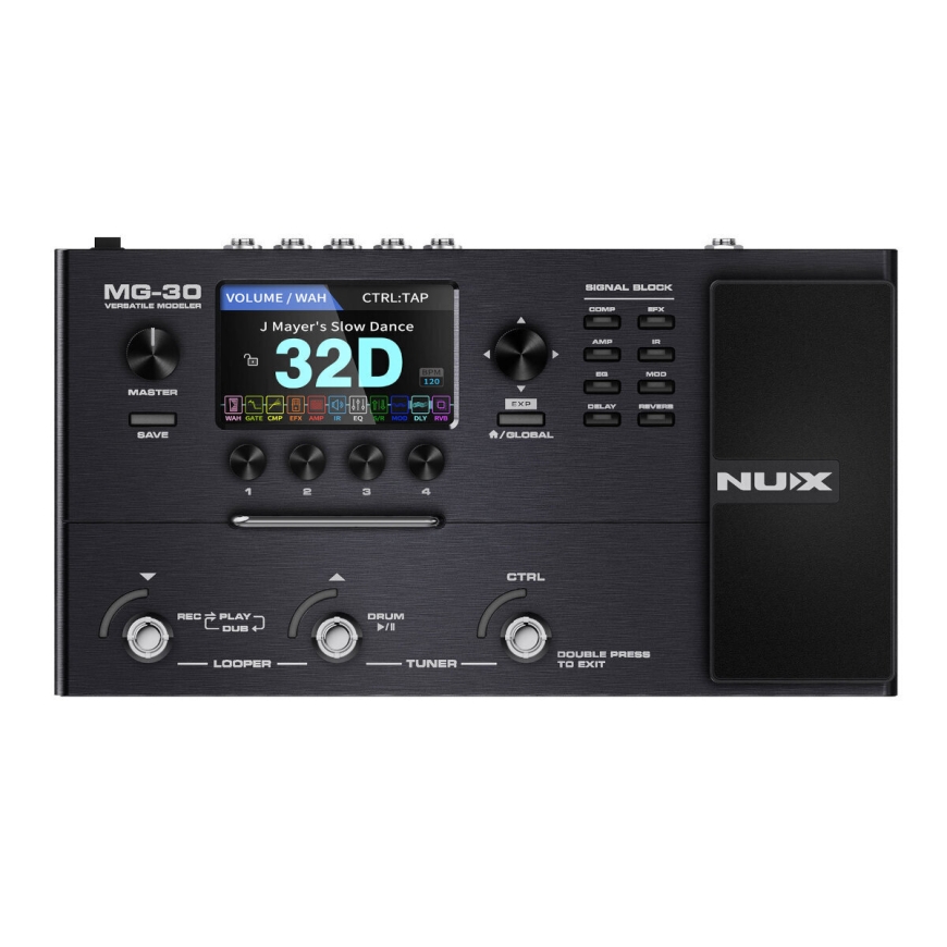 Nux MG-30 pedalas