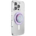 Popsockets Tidepool Squishy Unicorn Magic MagSafe puhelintuki ja -jalusta vaalean violetilla
