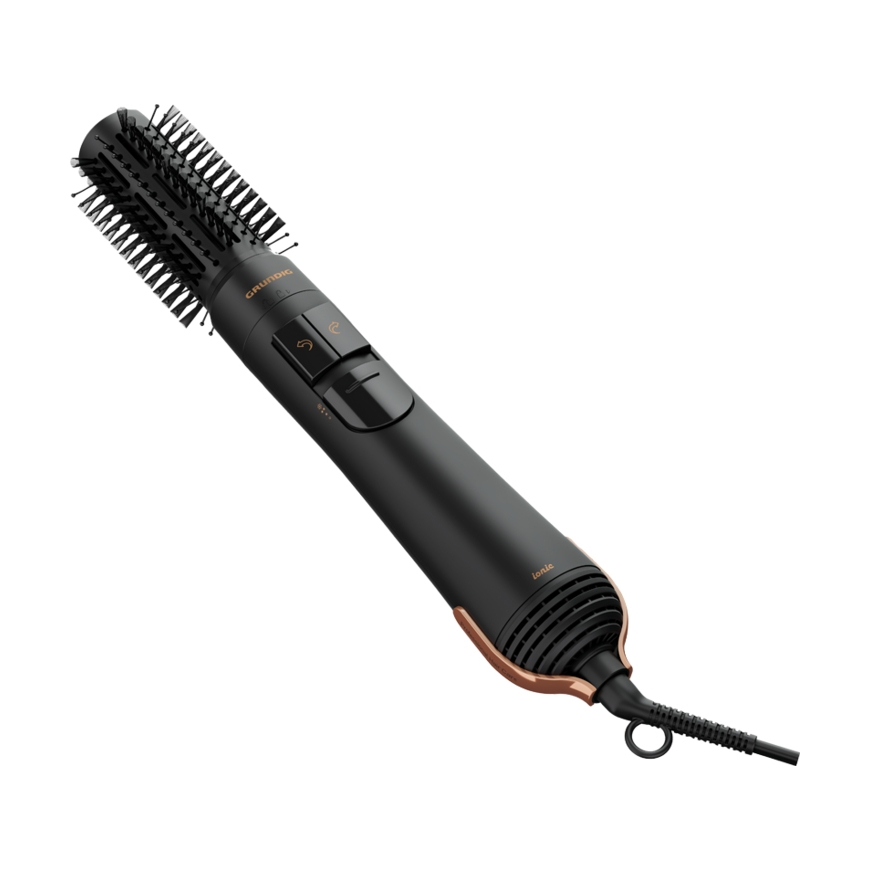 Grundig HS 7080 Hot air brush Warm Black, Pink gold 1000 W 1.8 m