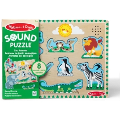 Melissa & Doug MPZ WPZ Zoo Animals Sound Pzl GML Shape puzzle 8 pc(s)