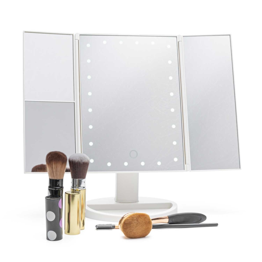 RIO MMFD-WH-EU/1,3 24 LED Touch Dimmable Makeup Mirror, White