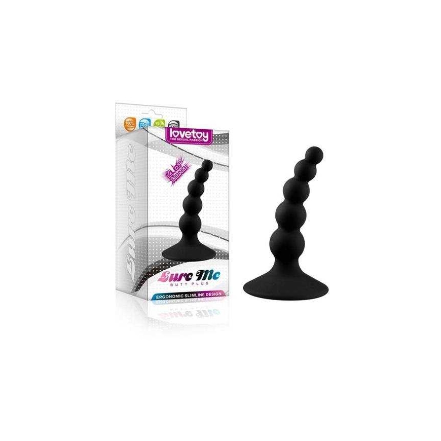 LOVETOY LURE ME anal plug with beads
