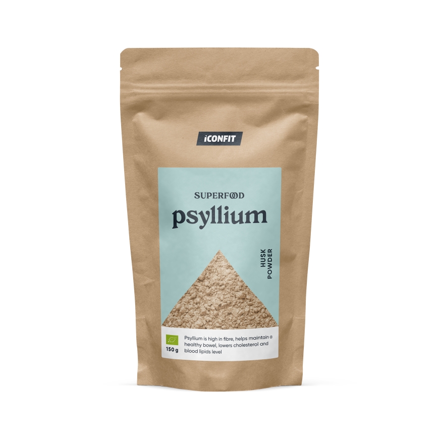 ICONFIT Psyllium lukšto milteliai, organiški, 150 g