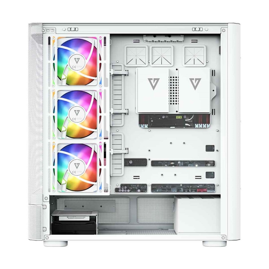 MODECOM Volcano Volcano AQ300 ARGB Midi White – 5