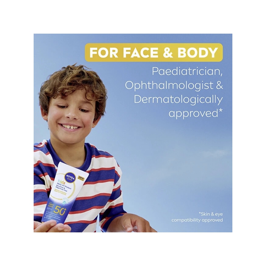 Nivea Sunscreen Milk SPF 50+ for Kids, Daily UV Protection Milk, 100 ml – 3