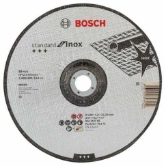 Bosch Изогнутое резальное колесо стандартное для Inox 230 x 22.23мм - 260