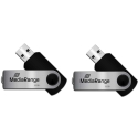 MediaRange 2x32GB MR911-2 USB 2.0 Black/Silver MediaRange 2x32GB MR911-2 USB 2.0 Black/Silver