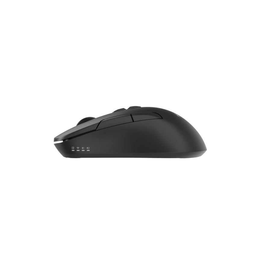 Gembird MUSW2-7B-01 Dual-mode bezvadu pele (2.4G + BT), 1600 DPI, 7 pogas, melna – 2