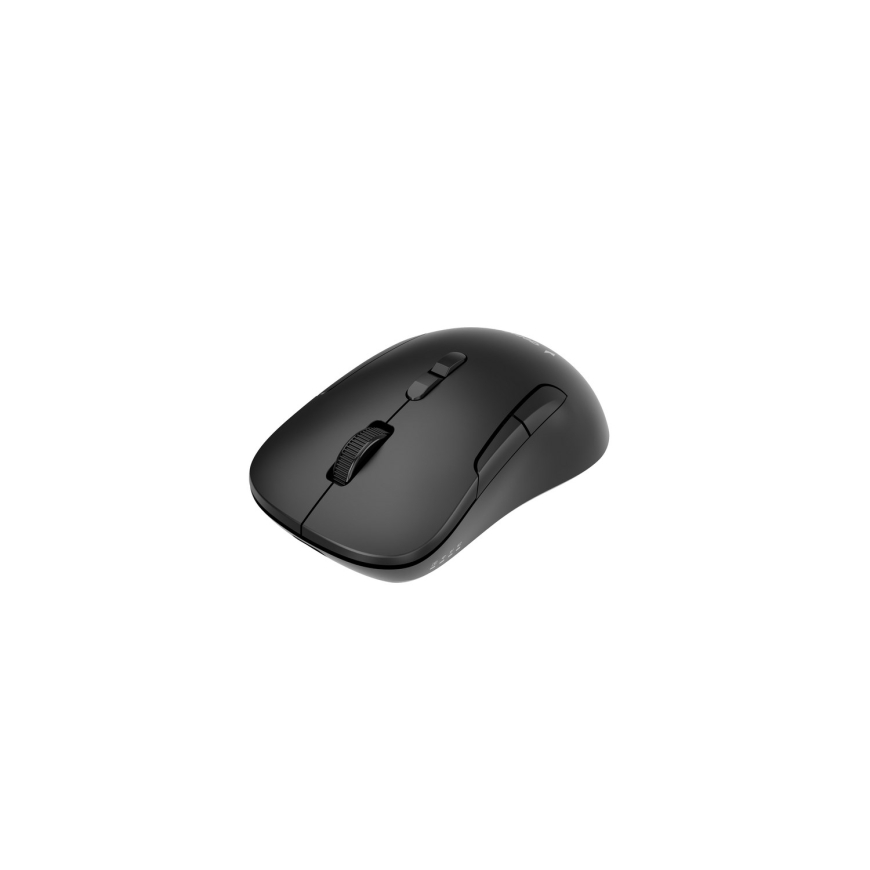 Gembird MUSW2-7B-01 Dual-mode belaidė pelė (2.4G + BT), 1600 DPI, 7 mygtukai, juoda – 3