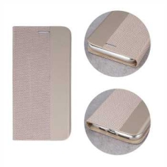 Riff Senso knygų dėklas Xiaomi Redmi 10C Auksinis