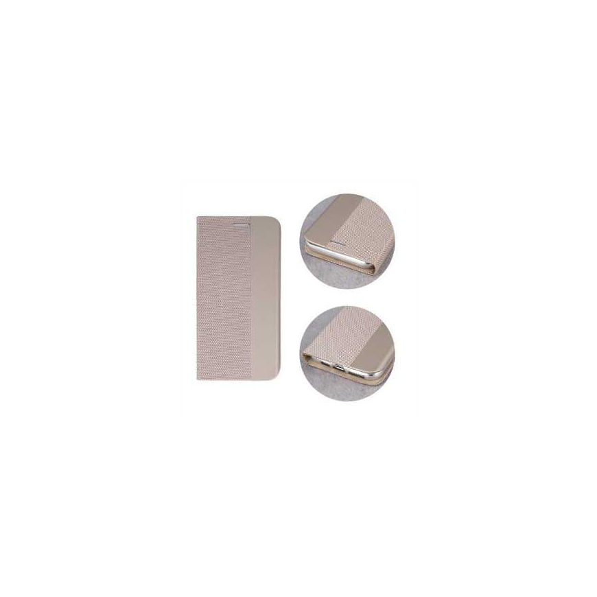Книжный чехол Riff Senso для Xiaomi Redmi 10C Золотой