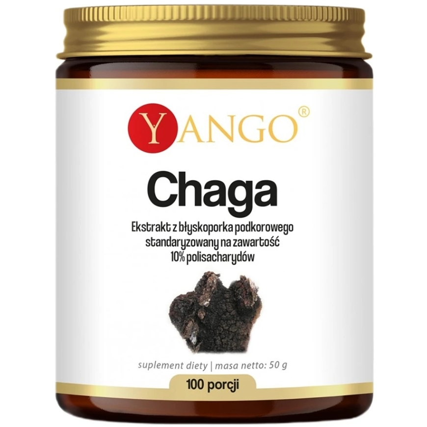Yango Chaga Extract 10% Polysaccharides Dietary Supplement 50g – 2