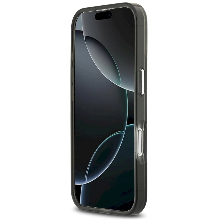GUESS dėklas, skirtas IPHONE 17, suderinamas su MagSafe GUHMP17SHGTMLCGK (IML gradientas su trikampio logotipu), juodas – 5