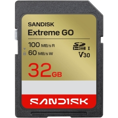 SanDisk 32 Gb Extreme GO UHS-I U3 V30 SD atminties kortelė