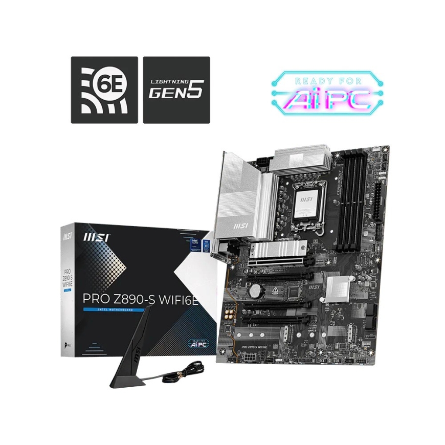 Emolevy MSI PRO Z890-S WIFI6E