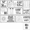 YATO ĶĒDES VADOTNE 35cm (14") .325E YATO ĶĒDES VADOTNE 35cm (14") .325E