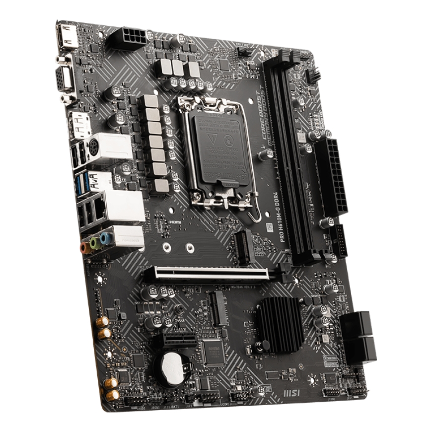 MSI PRO H610M-G DDR4 emaplaat Intel H610 LGA 1700 Mikro ATX – 4