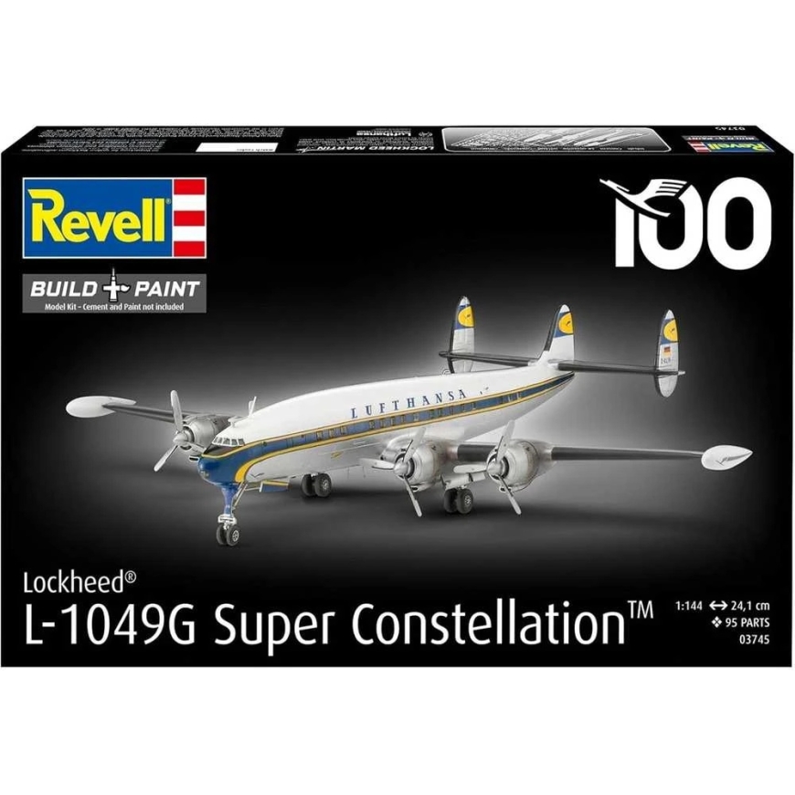 Revell Lockheed Super Constellation Lufthansa Самолет 1/144 – 3