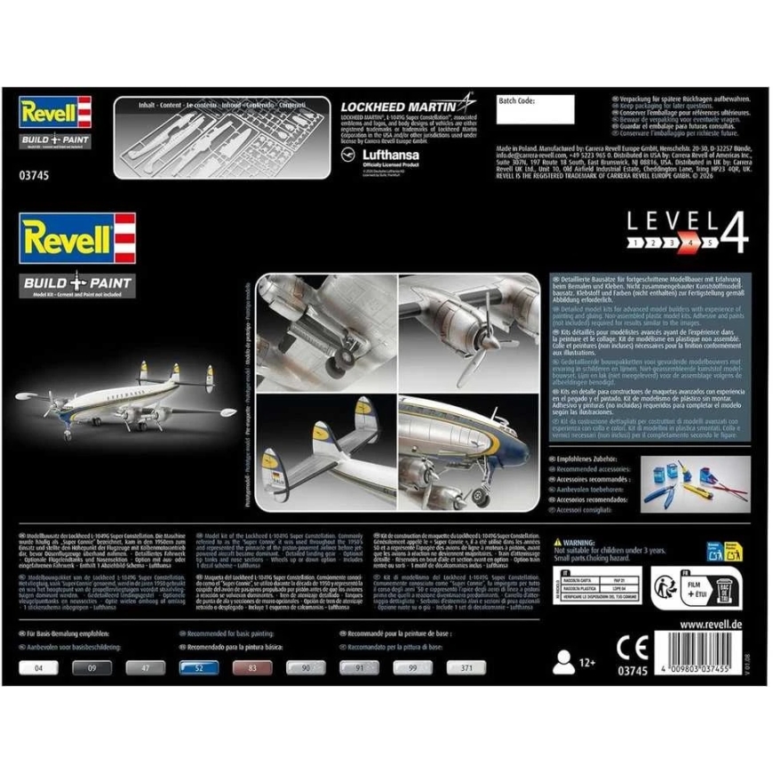 Revell Lockheed Super Constellation Lufthansa Lentokone 1/144 – 4
