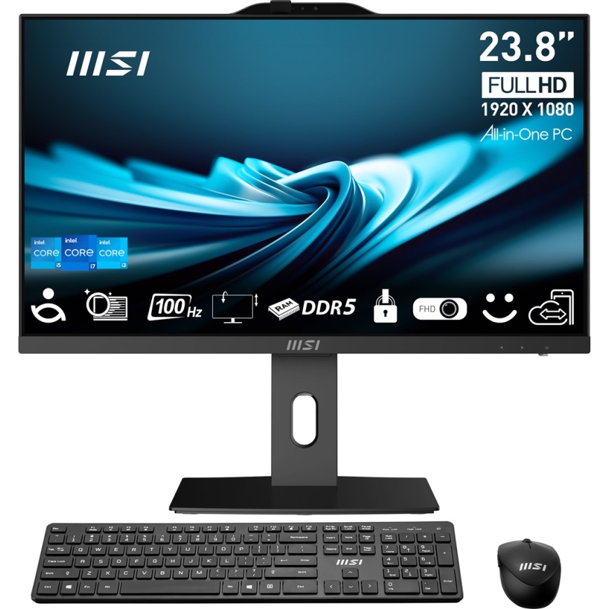 MSI Pro AP242P 14M-813EU Intel® Core™ i7 i7-14700 60.5 cm (23.8") 1920 x 1080 pixels All-in-One PC 16 GB DDR5-SDRAM 1 TB SSD NoO