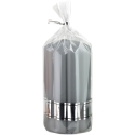 Колонная свеча Mondex WAVE 7x13 см серая Колонная свеча Mondex WAVE 7x13 см серая