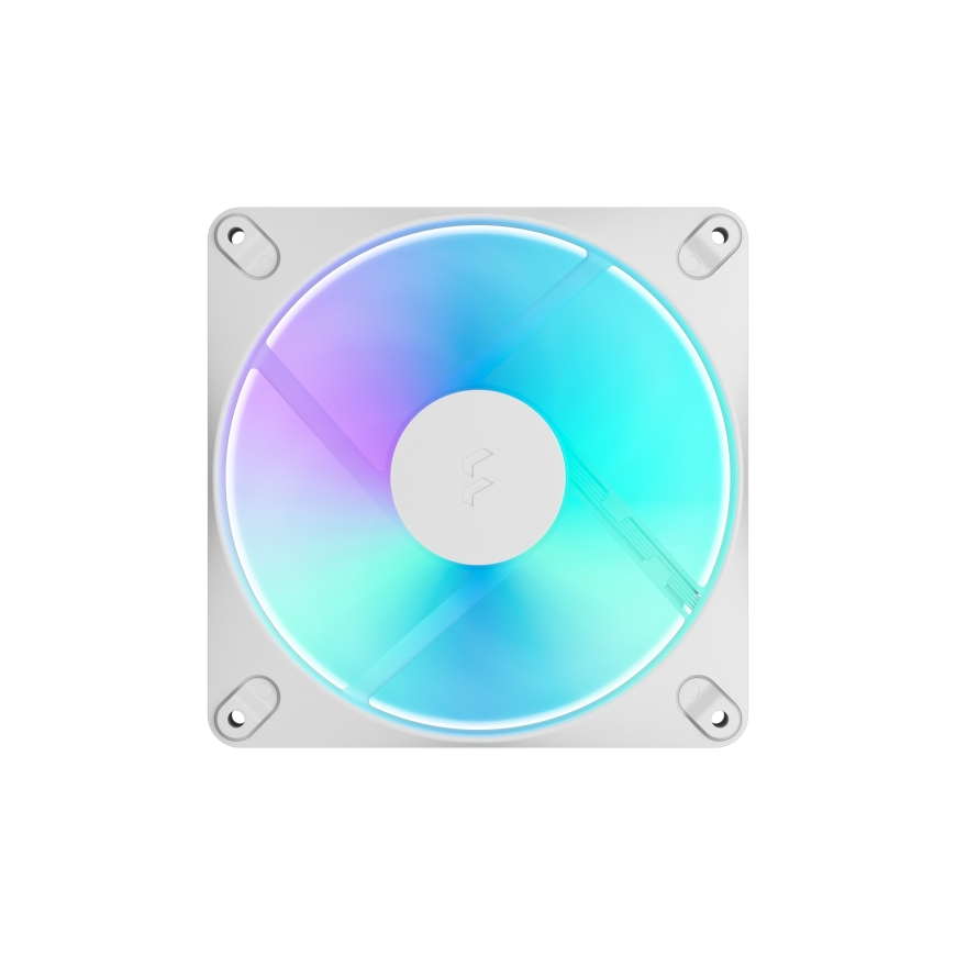 Fractal Design Dynamic 3 14 RGB 140 mm PWM case fan with ARGB LED lighting, white – 3
