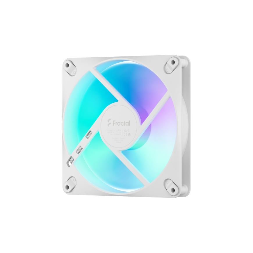 Вентилятор Fractal Design Dynamic 3 14 RGB 140 мм PWM-корпус с ARGB LED-подсветкой, белый – 4