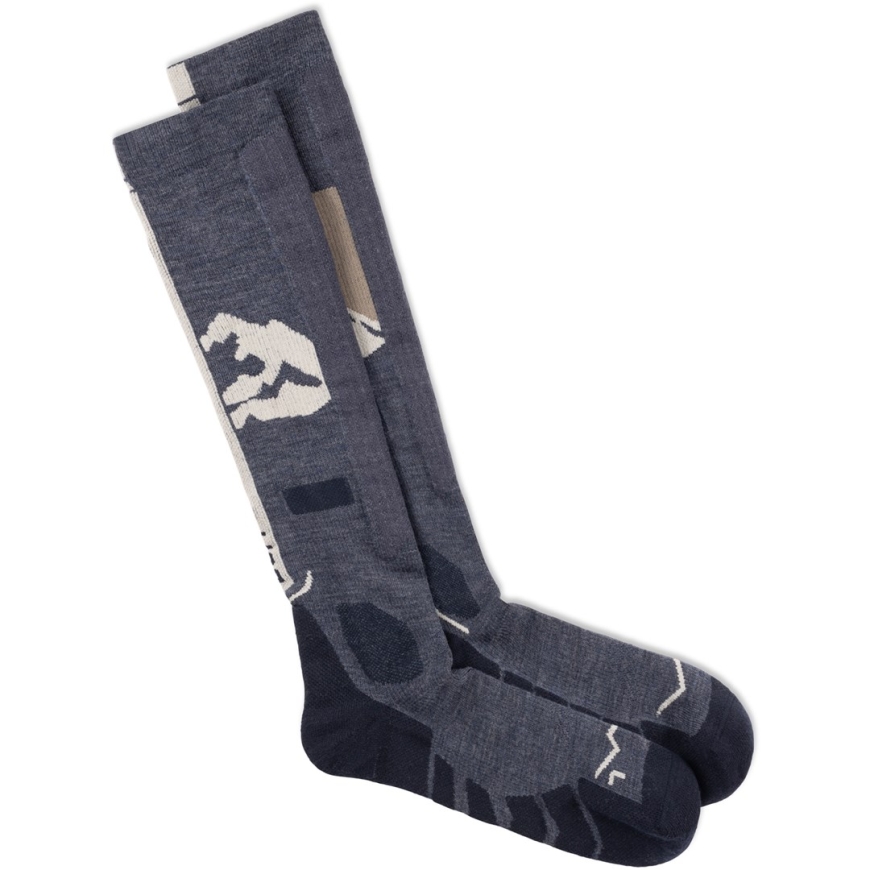 BUFF Merino HW Over The Calf Socks, 01 Night Blue L – 2