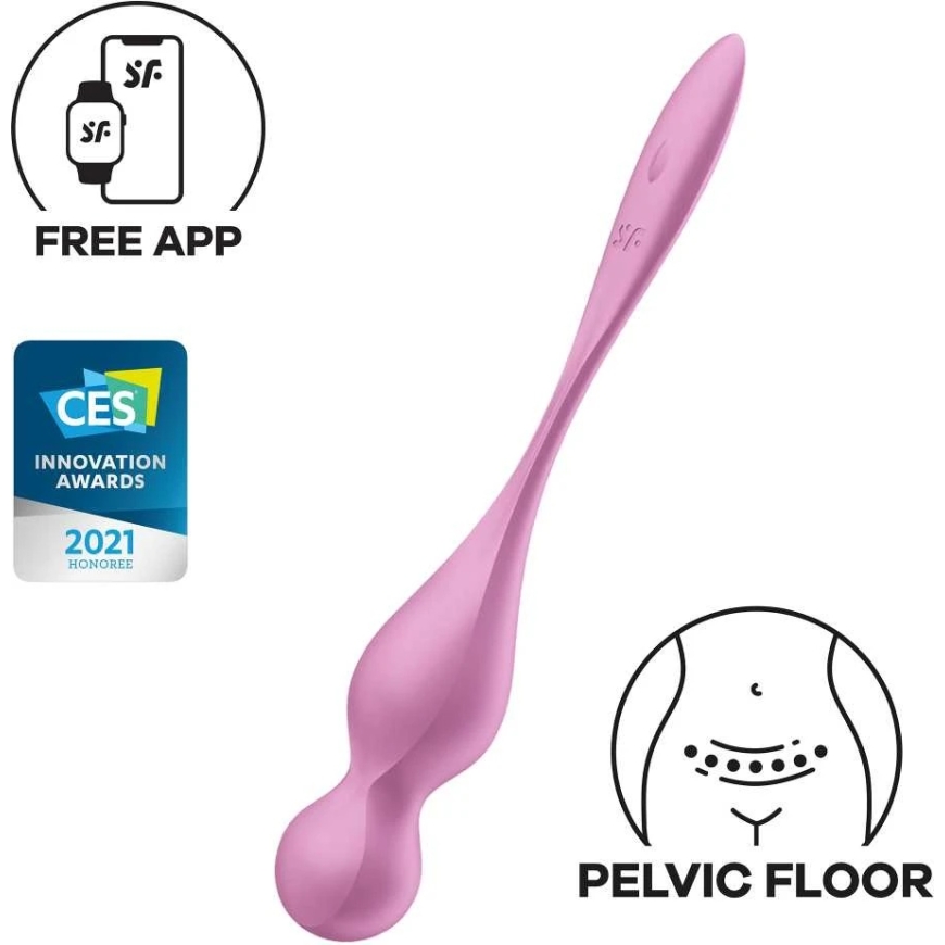 "SATISFYER LOVE BIRDS 1 CONNECT" LIETOJUMS ROŽU KRĀSĀ – 2