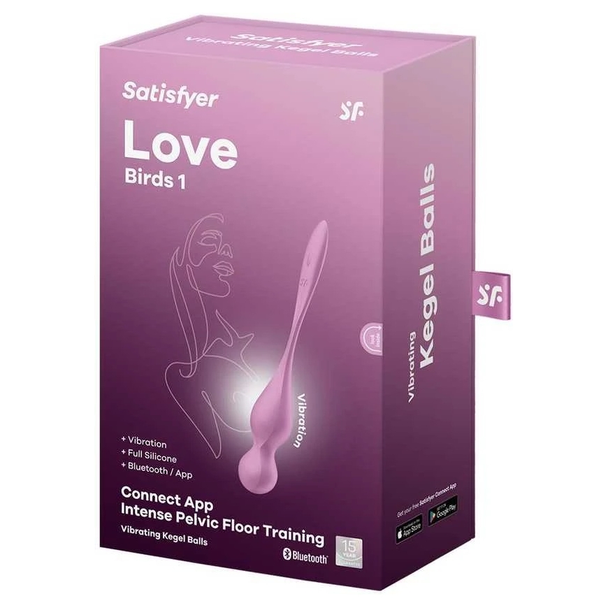 "SATISFYER LOVE BIRDS 1 CONNECT" APP PINK – 4