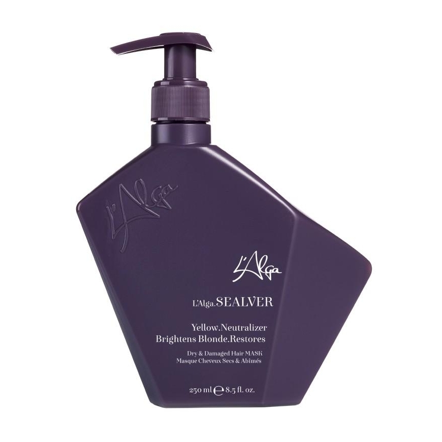 L'Alga Sealver Mask color-neutralizing mask for blonde hair, suitable for dry, damaged hair, 250 ml