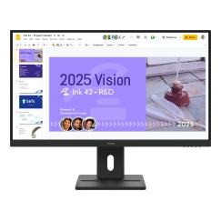 Lenovo ThinkVision E27Q-40 PC lamekuvar 68,6 cm (27") 2560 x 1440 pikslit Quad HD LCD Must