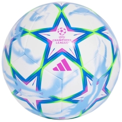 Adidas Futbolo kamuolys UCL Training 26/27 League Stage balta ir-mėlyna-zielono-rožinė KZ2981 5