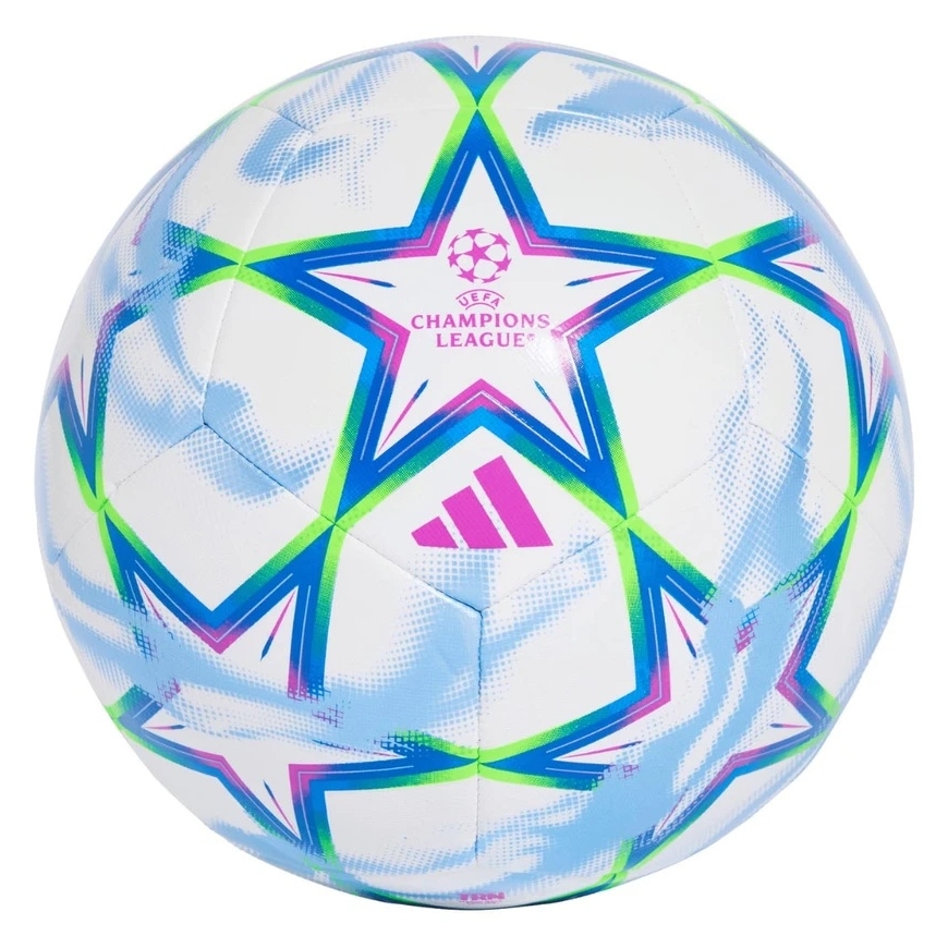 Adidas Futbola bumba UCL Treniņš 26/27 Līgas posms Balta un Zila-Zaļa-Rozā KZ2981 5