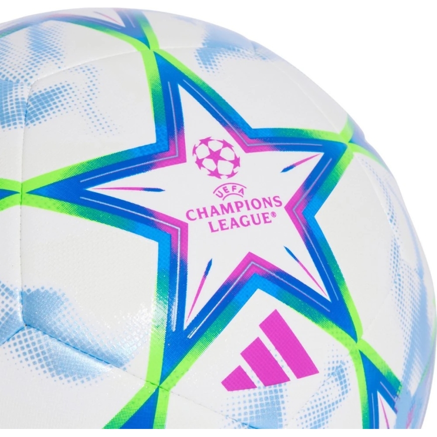 Adidas Football Ball UCL Training 26/27 League Stage White and Blue-Green-Pink KZ2981 5 – 4