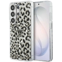 Guess IML leoparda raksts Triangle MagSafe maciņš Samsung Galaxy S26 Ultra, melns Guess IML leoparda raksts Triangle MagSafe maciņš Samsung Galaxy S26 Ultra, melns