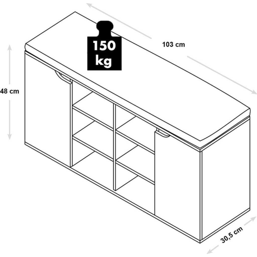 Kesper 15472838 103x30.5x48cm – 4