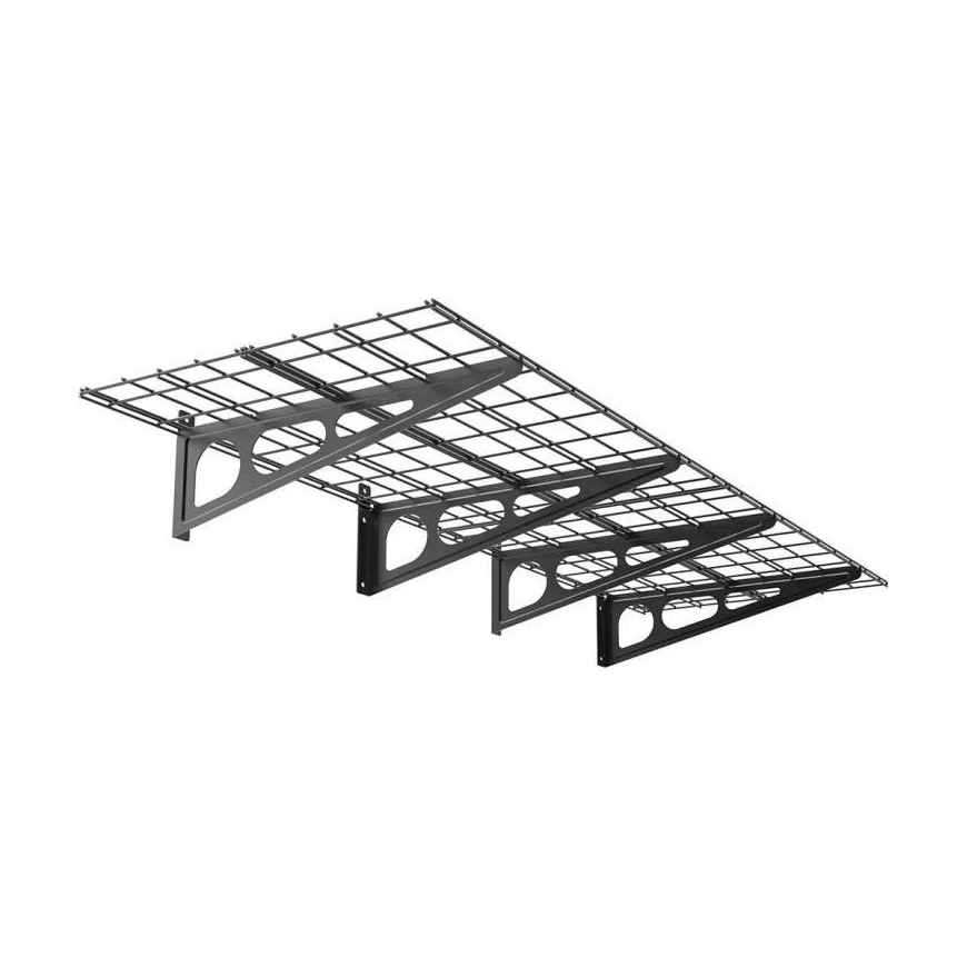 Fiber Mount Ergosolid PG26B turētājs - Divkārša metāla karājamā garāžas plaukts. Iztur līdz 90 kg uz plauktu! – 3