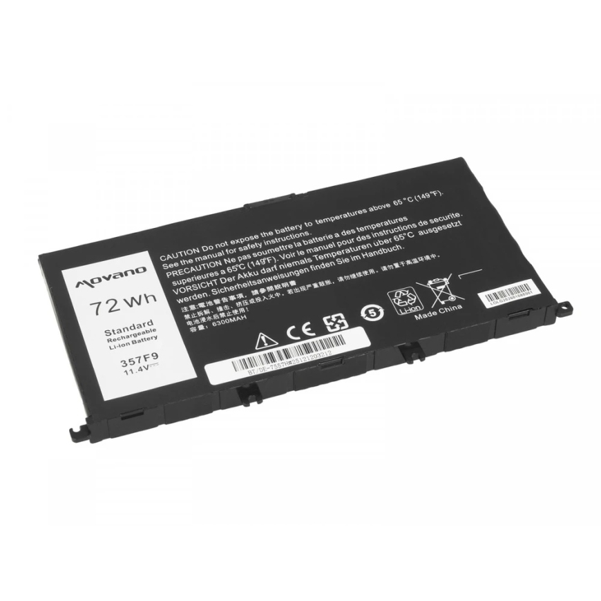Movano-akku Dell Inspiron 15 (7557), 15 (7559) (10,8–11,1 V) (6600 mAh) – 3
