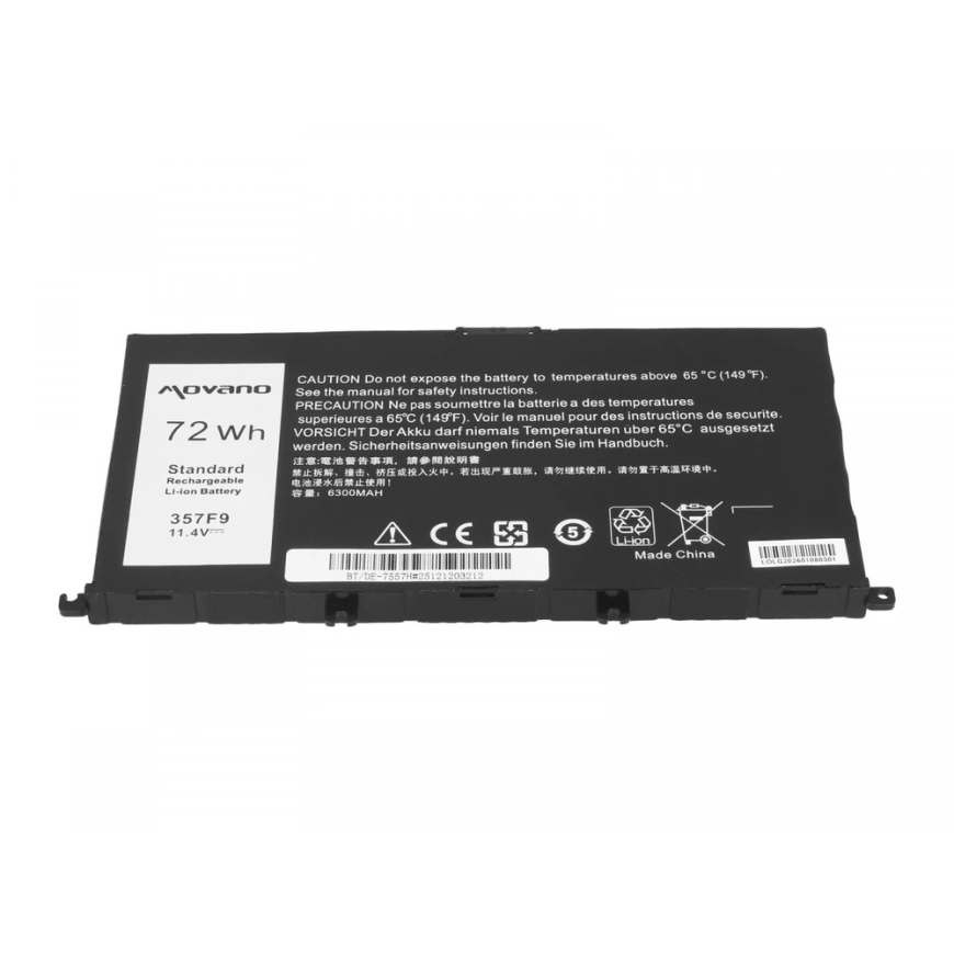Movano battery for Dell Inspiron 15 (7557), 15 (7559) (10.8–11.1 V) (6600 mAh) – 4