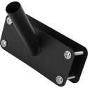 UN balcony flag holder 170x70, single arm, straight, black UN balcony flag holder 170x70, single arm, straight, black