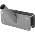 UN balcony flag holder 170x70, single arm, straight, black UN balcony flag holder 170x70, single arm, straight, black