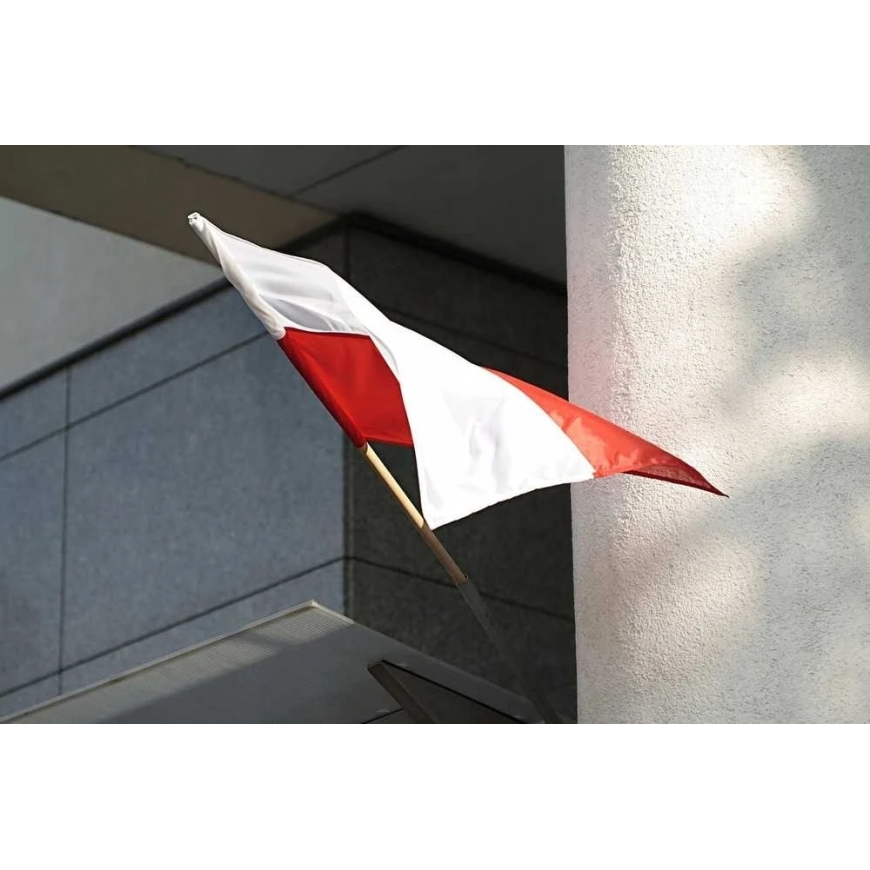 UN balcony flag holder 170x70, single arm, straight, black – 3