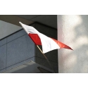 UN balcony flag holder 170x70, single arm, straight, black UN balcony flag holder 170x70, single arm, straight, black