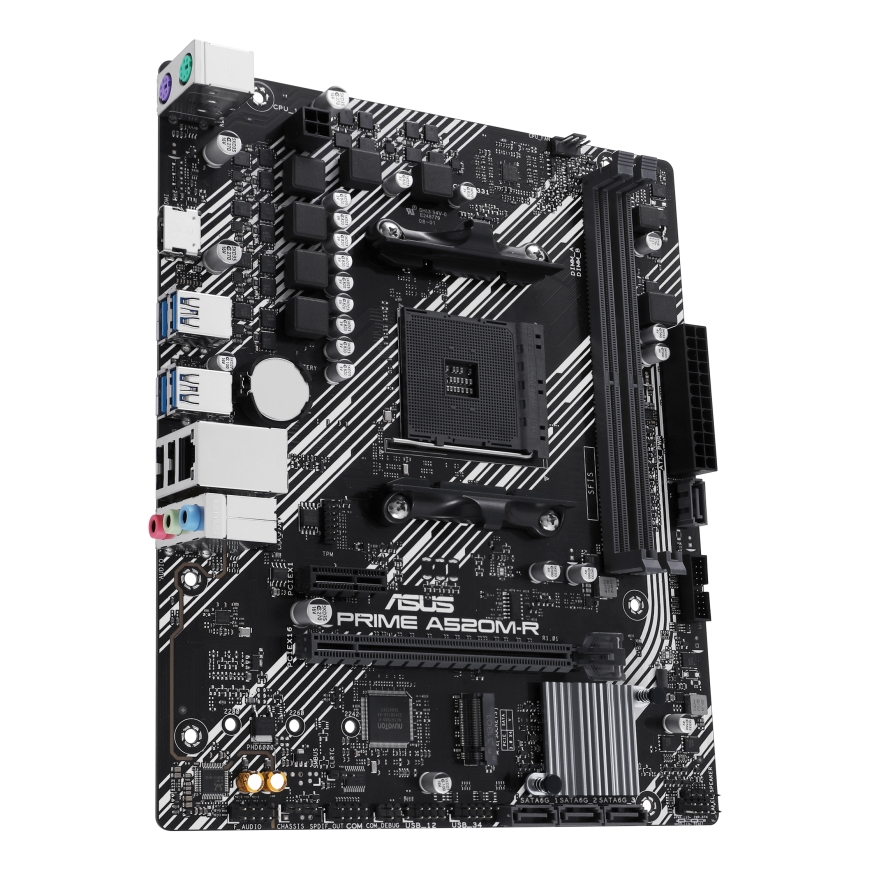 ASUS PRIME A520M-R AMD A520 Ligzda AM4 mikro ATX – 5