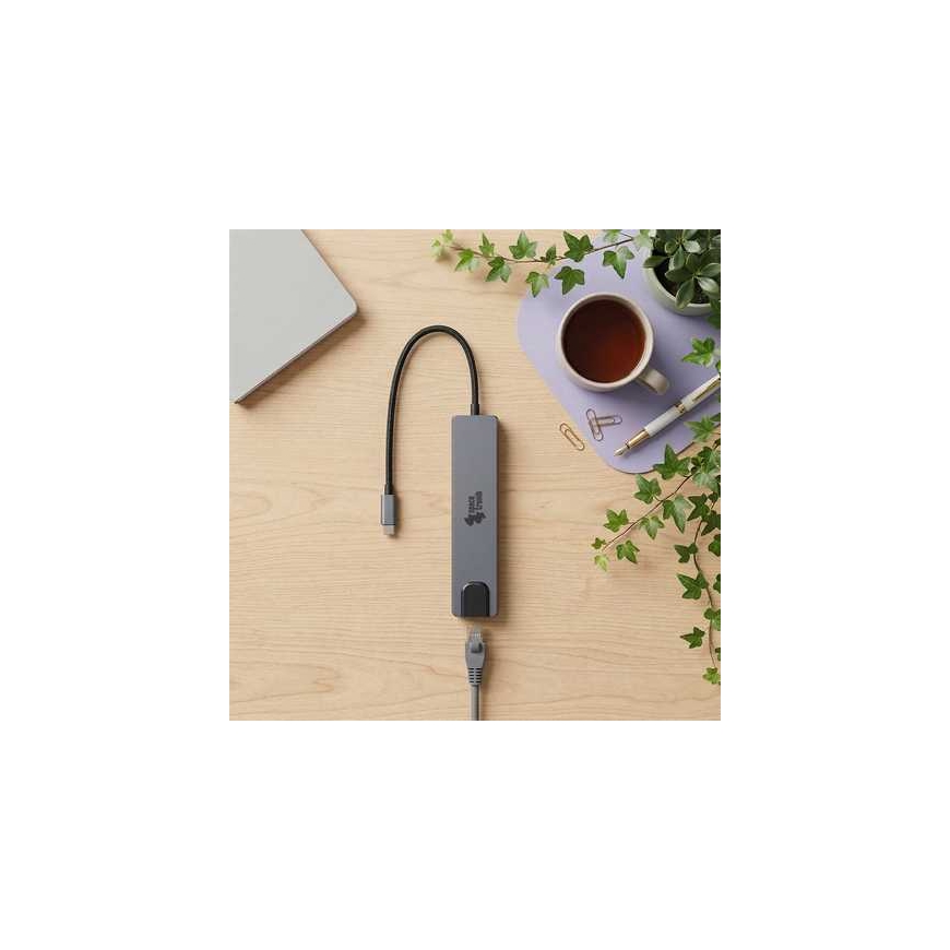 Spacetronik SPU-M22 USB-C 3.1 gen1 8 in 1 jaotur HDMI RJ45 PD 87W – 2