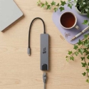 Spacetronik SPU-M22 USB-C 3.1 gen1 8 in 1 jaotur HDMI RJ45 PD 87W Spacetronik SPU-M22 USB-C 3.1 gen1 8 in 1 jaotur HDMI RJ45 PD 87W