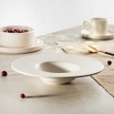 Homla FAMELIO Balta Plāte Pasta, 28 cm