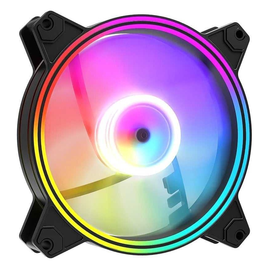 Modecom VOLCANO APEX 120 ARGB BLACK REVERSE FAN arvuti jahutussüsteem Arvuti korpus Ventilaator